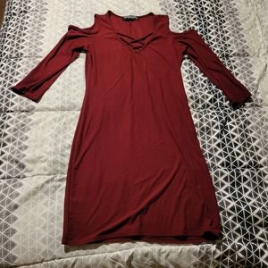 Maroon dress